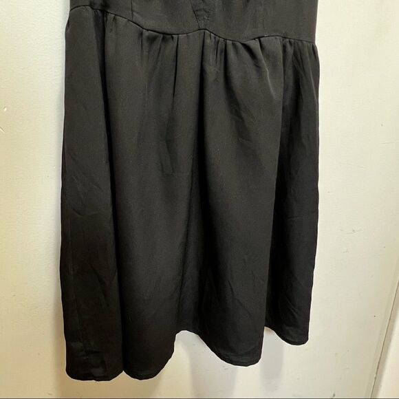 PINS + Needles Black Mini Dress Size  4 - Picture 4 of 9